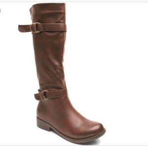 Tall brown boots